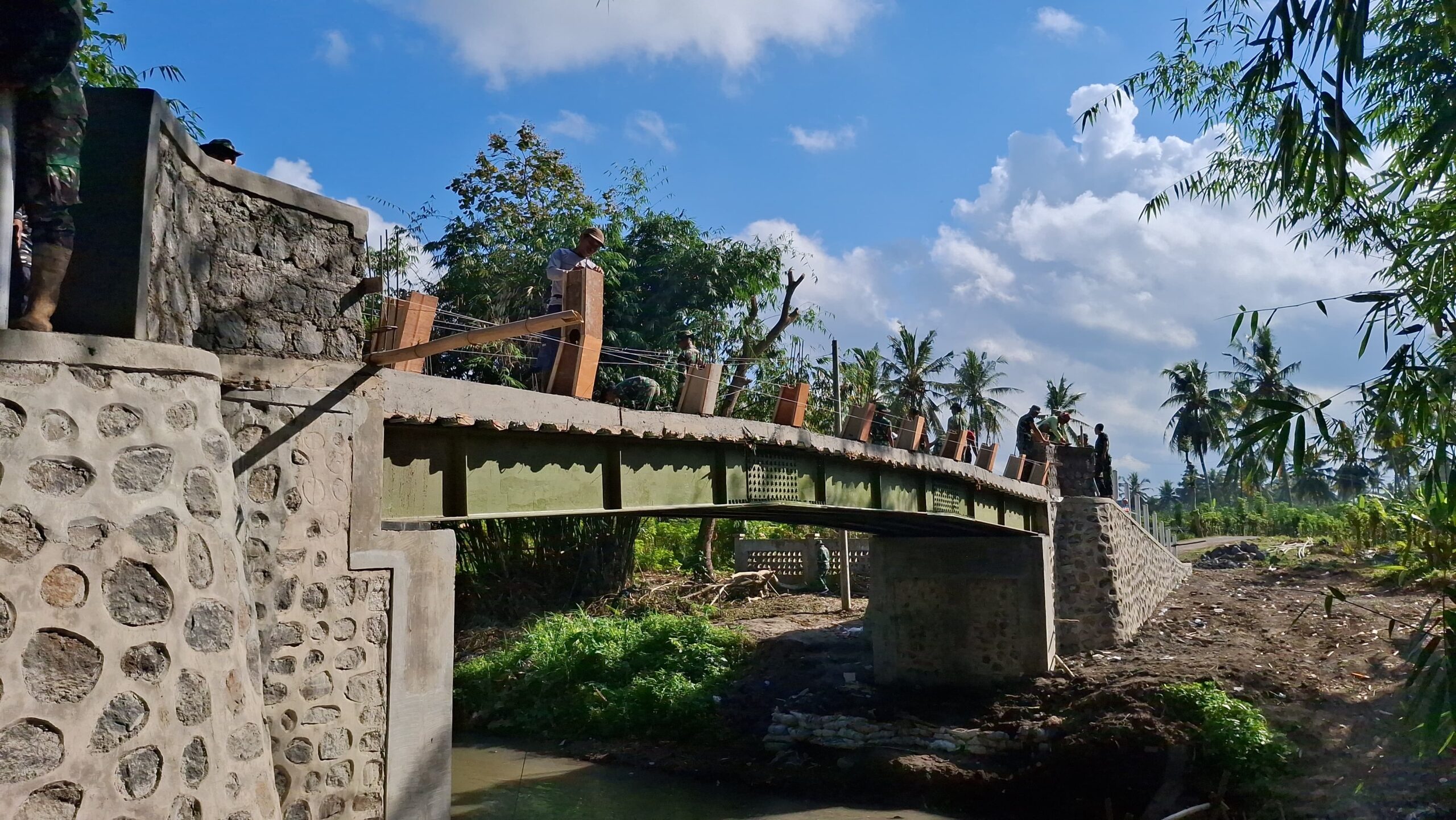 Jembatan TMMD ke-125 di Banyuwangi Hampir Rampung, Warga Segera Nikmati Akses Lancar