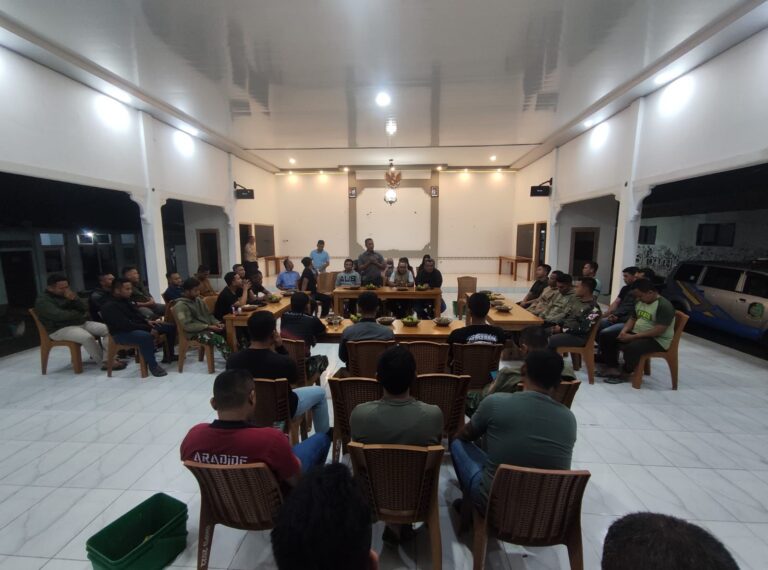 Pisah Sambut Satgas Yonif 527/Baladibya Yudha di Kantor Desa Siliragung