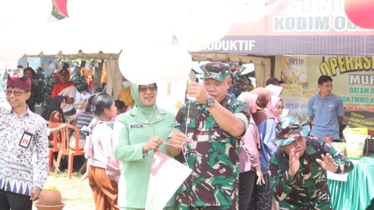 Bakti Sosial Warnai Penutupan TMMD ke-125 Kodim 0825 Banyuwangi