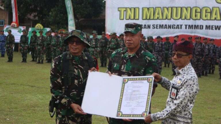 Penutupan TMMD ke-125 Kodim 0825/Banyuwangi Dipimpin Irdam V/Brawijaya