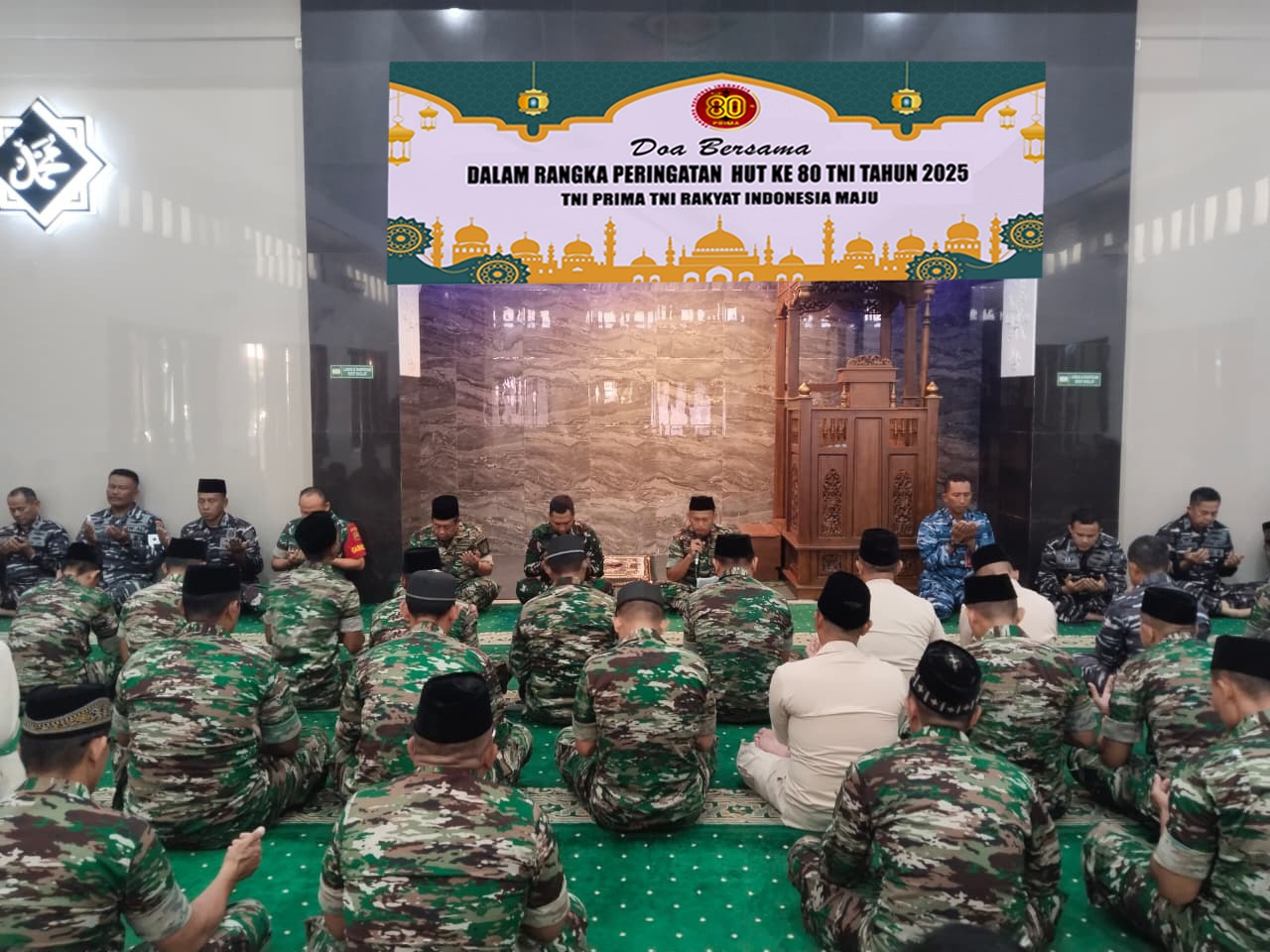 Kodim 0825/Banyuwangi Gelar Doa Bersama Peringati Dirgahayu TNI ke-80