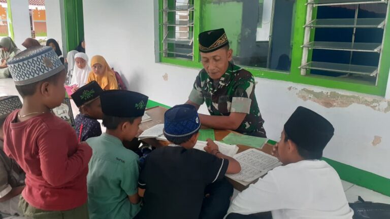 ‎Pembinaan Mental Spiritual di TPQ Al Amin TMMD ke-126 ‎