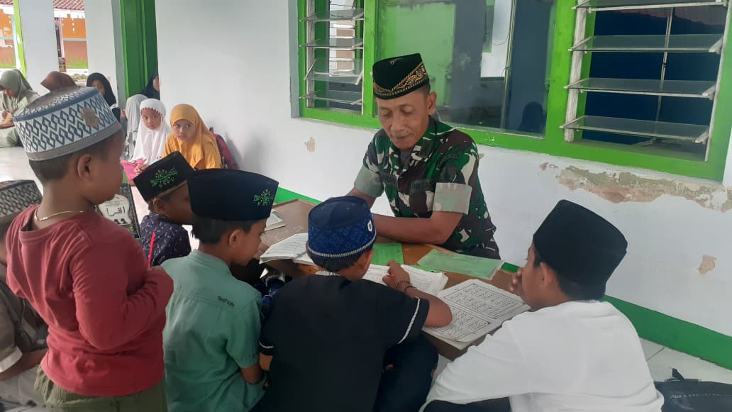 ‎Pembinaan Mental Spiritual di TPQ Al Amin TMMD ke-126 ‎