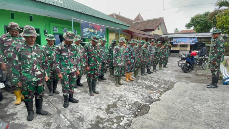 Personel Kodim 0821/Lumajang Gelar Apel Siaga Bencana, Percepatan Pembersihan Pasca Lahar Dingin Semeru
