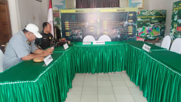 Posko TMMD ke-126 Kodim 0820/Probolinggo Jadi Pusat Kendali Pembangunan Desa Probolinggo