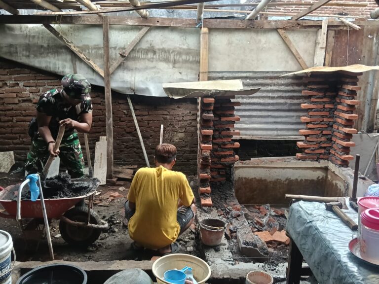 Pembangunan Sanitasi Tariyah di Dusun Sumur Capai 40 Persen, Satgas TMMD Ke-128 Terus Kebut Pekerjaan